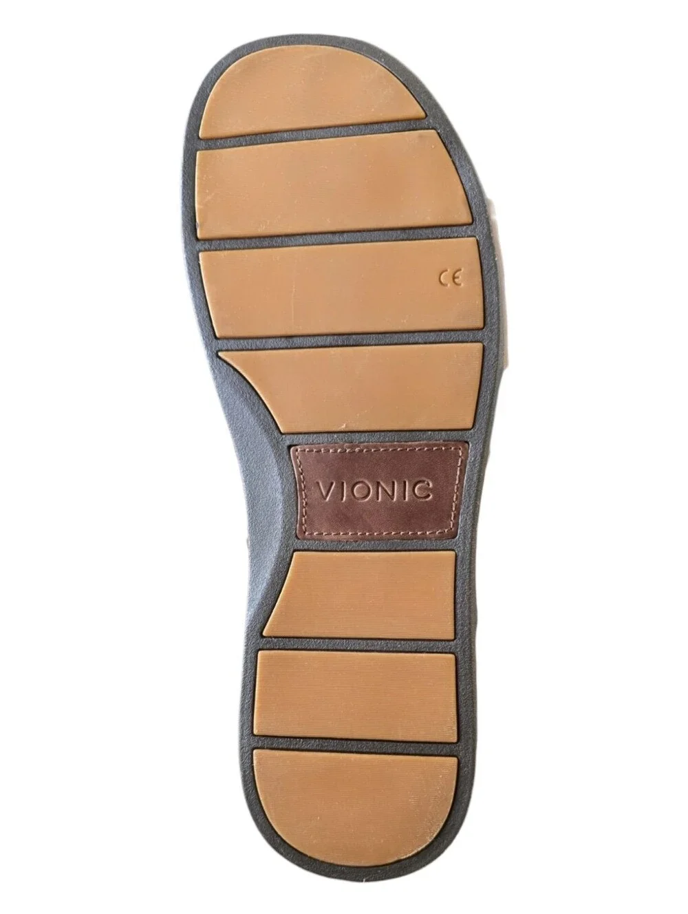 Vionic Charlie Men’s Leather Buckle Slide Sandals
